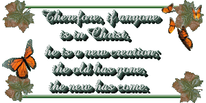 New Creation on Christ