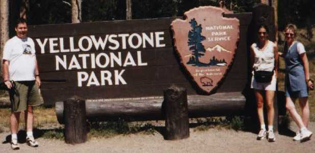 AMR enter Yellowstone N.P. 