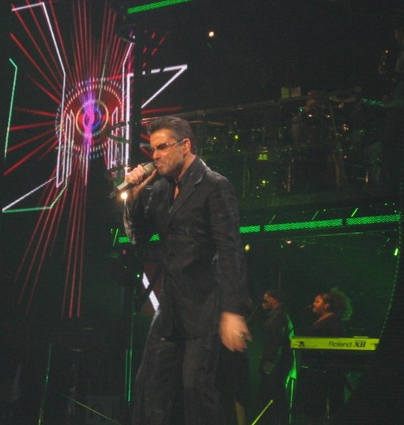 George Michael on stage