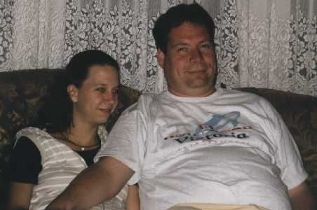 Monja and Ralph on couch