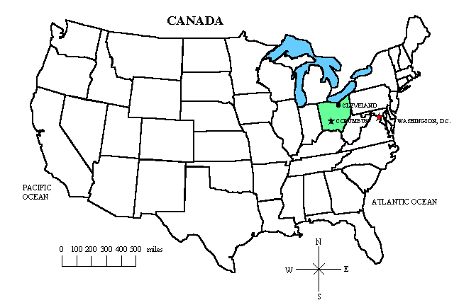Map of the United States